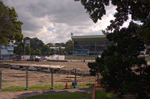 Wentworth Park Stadium and demolished school rooms